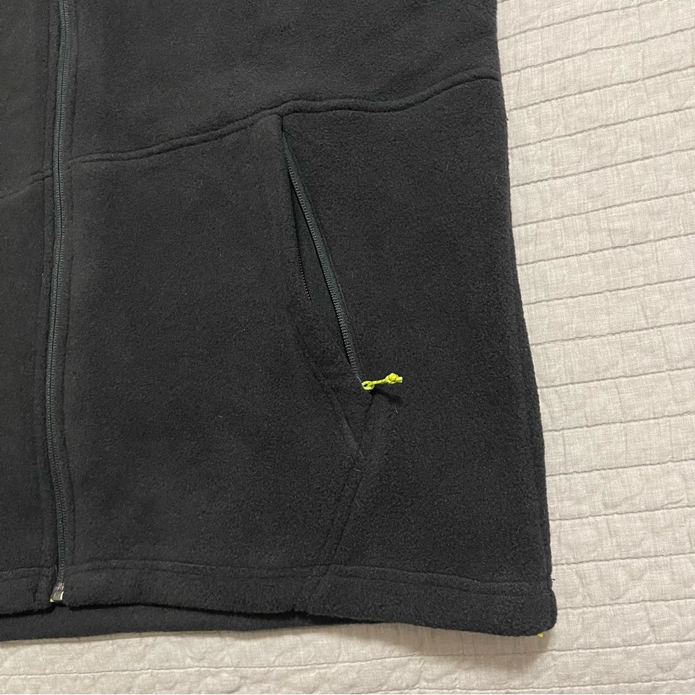 Alaskan HardGear by Duluth Trading Men's Fleece Hooded Black Full Zip Vest Large - Picture 7 of 9